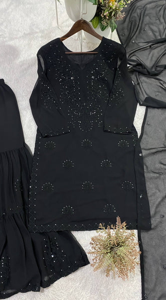 Sequence Work Sharara Indo Western