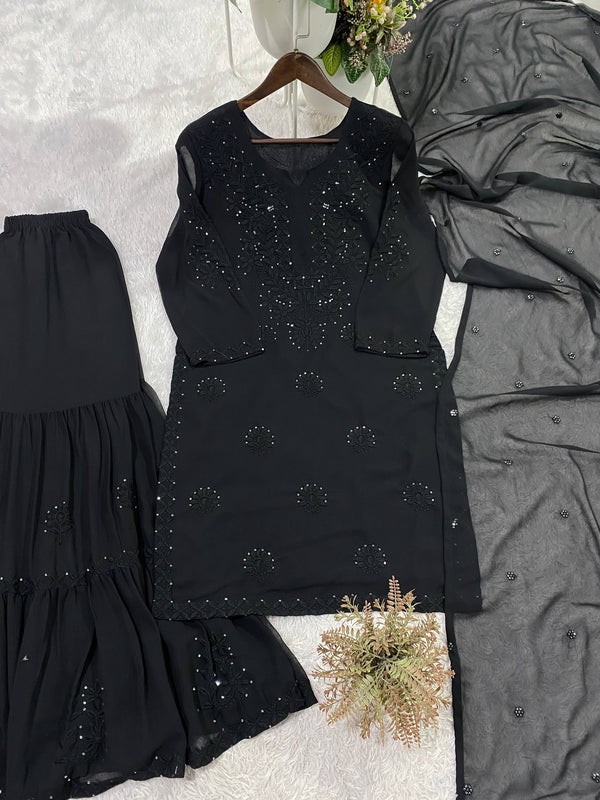 Sequence Work Sharara Indo Western