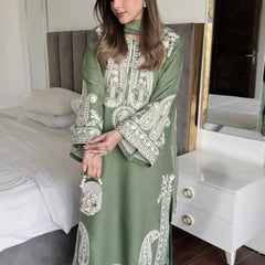 Stylish Kurti Palazzo 3PC Set