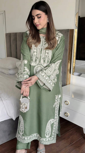 Stylish Kurti Palazzo 3PC Set