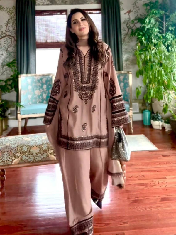 Beautiful Embroidery Work Co-ord Sets Paired