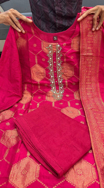 Pure Banarasi Silk Dresses
