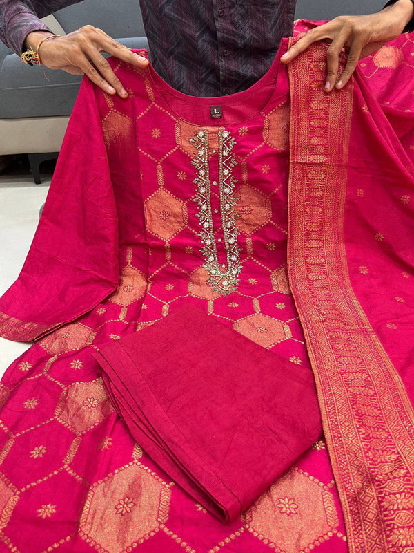 Pure Banarasi Silk Dresses