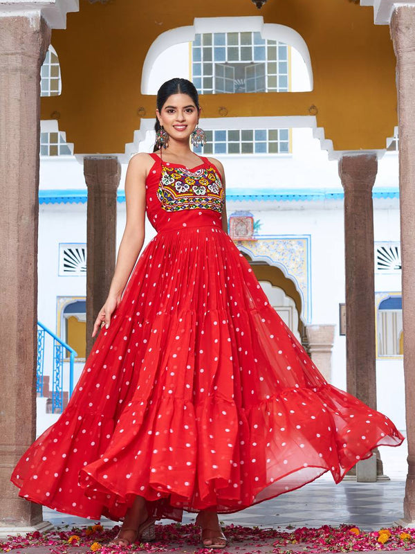 Gamathi with Real Mirror Work Lehenga