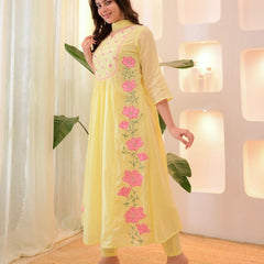 Graceful Parampara Silk Embroidered Dresses