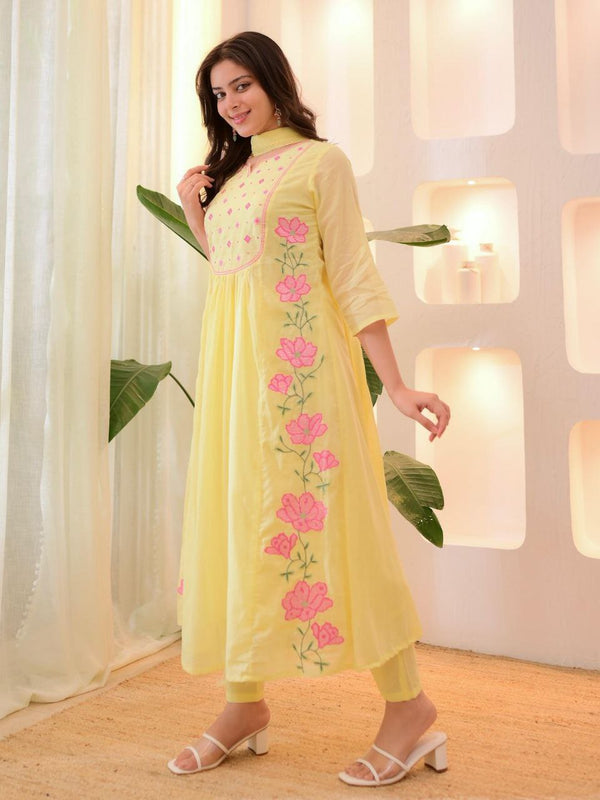 Graceful Parampara Silk Embroidered Dresses