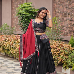 Ajrakh Print Lehenga