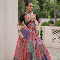 Gamthi Glam Multicolour Lehenga