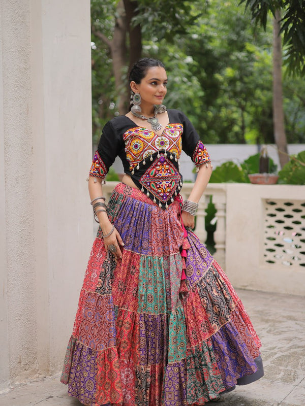 Gamthi Glam Multicolour Lehenga