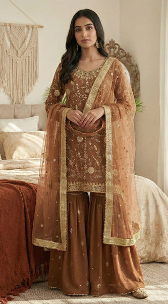 Zarkan Glam Sharara Indo Western