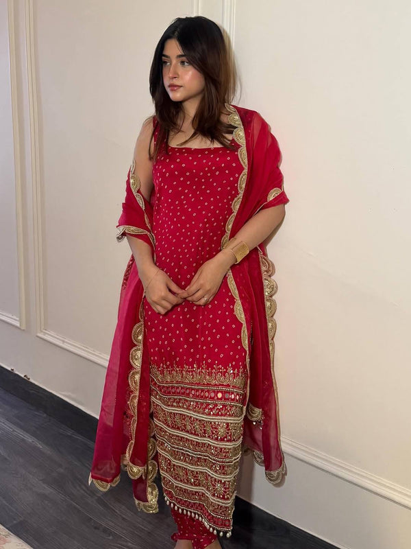 Pearl & Mirror Handwork Dresses