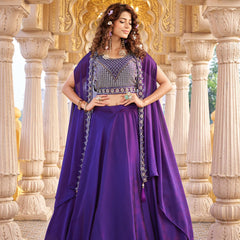 Moti & Sequence Work Lehenga