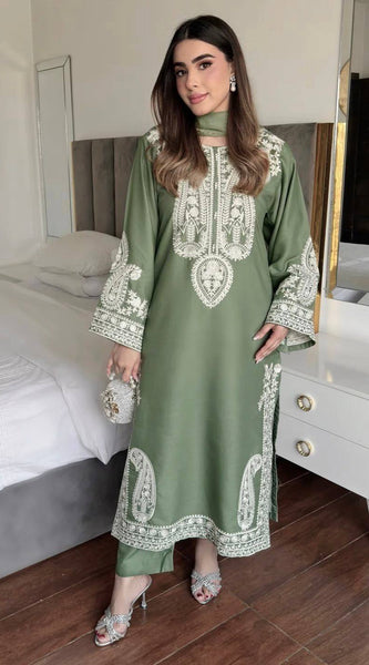 Stylish Kurti Palazzo 3PC Set